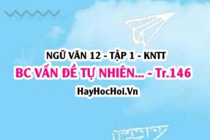 Viết báo cáo nghiên cứu về một vấn đề tự nhiên, xã hội trang 146 Ngữ văn lớp 12 tập 1 Kết nối tri thức